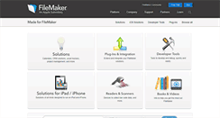 Desktop Screenshot of collection.filemaker.com