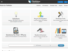 Tablet Screenshot of collection.filemaker.com